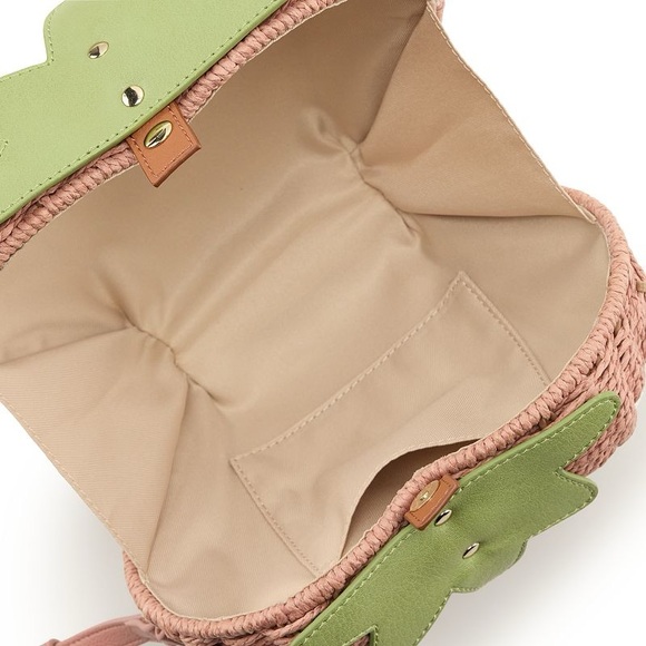 LC Lauren Conrad Strawberry Wicker Crossbody Purse - Picture 2 of 9